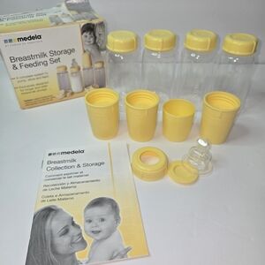 Medela Yellow Breastmilk Storage & Feeding Set